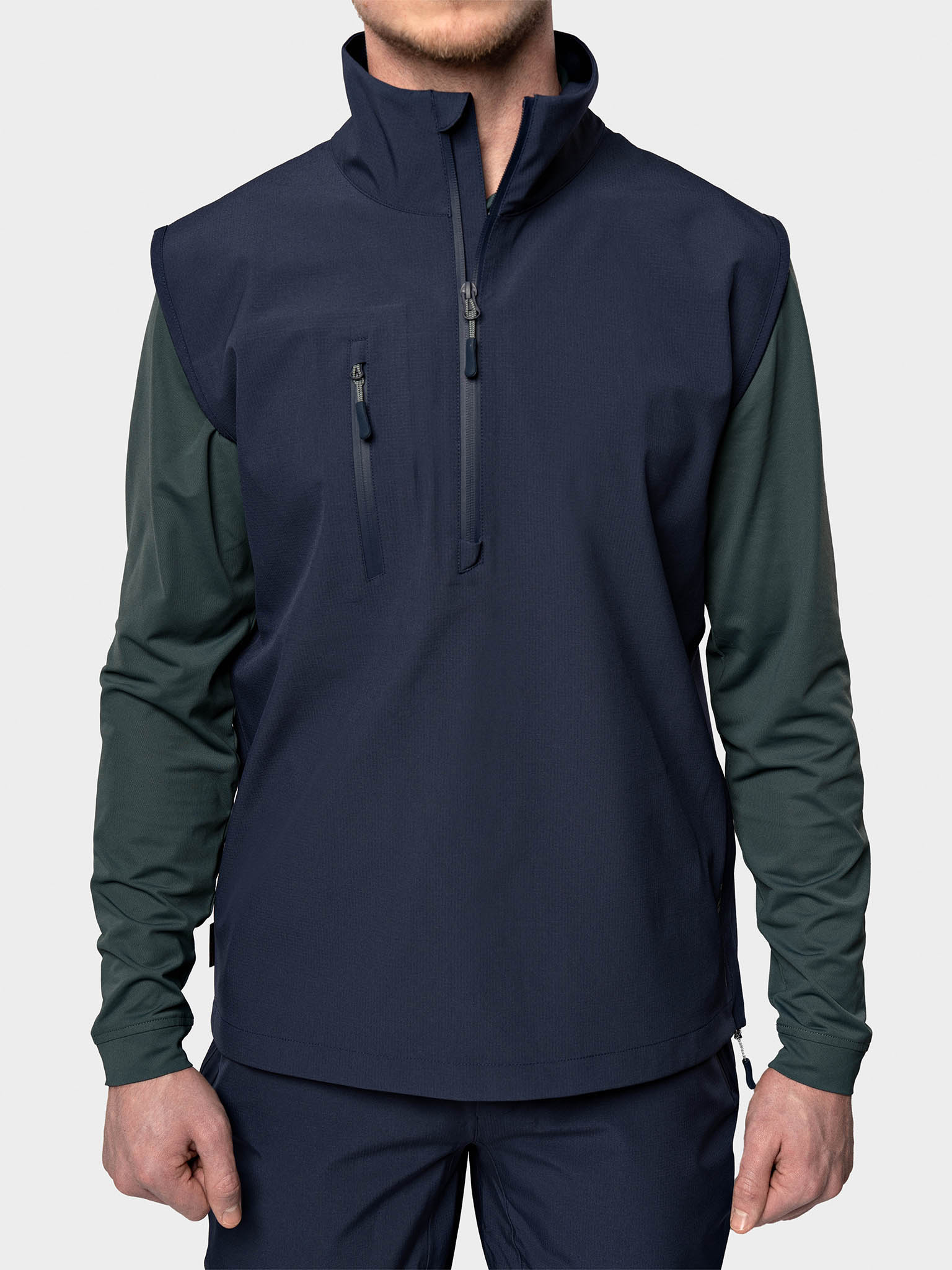 2026 Waterproof Golf Gilet Navy Blue – HLINC Golf