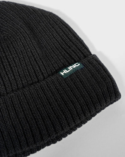 Waterproof Fisherman Beanie - Black