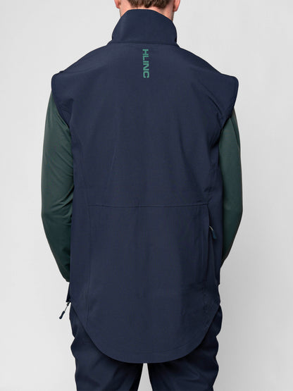 2026 Waterproof Golf Gilet Navy Blue
