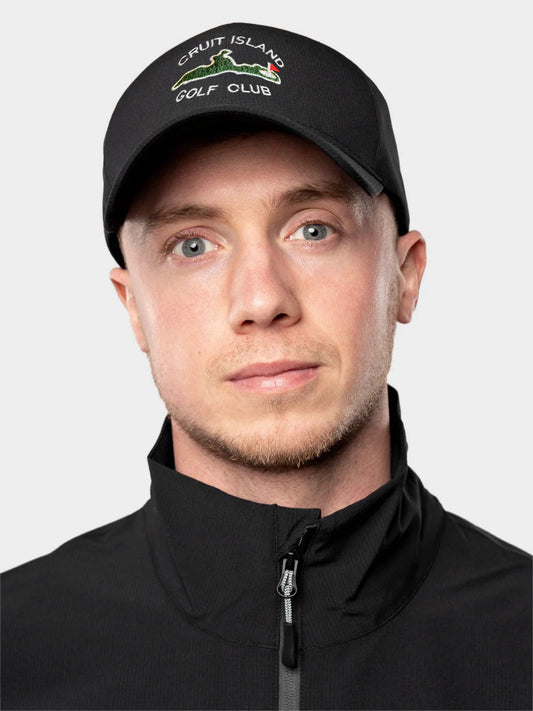 Cruit Island Waterproof Golf Cap Black