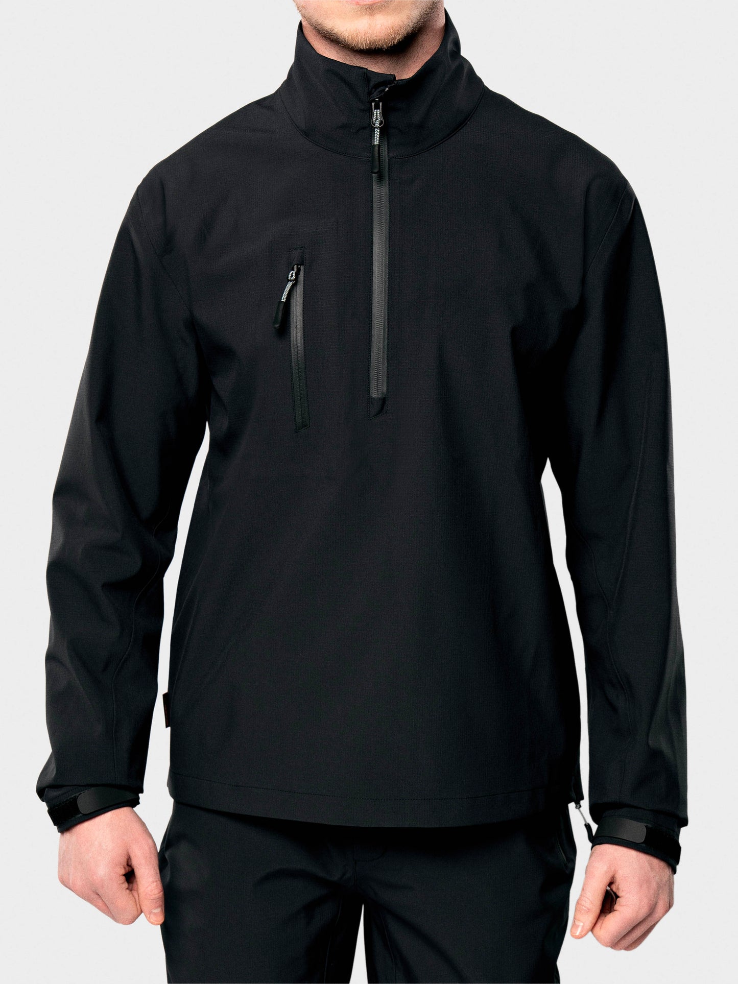2026 Quarter Zip Waterproof Links Golf Jacket Black