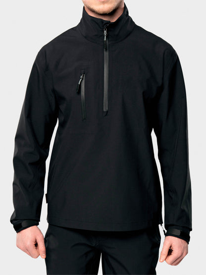 2026 Quarter Zip Waterproof Links Golf Jacket Black
