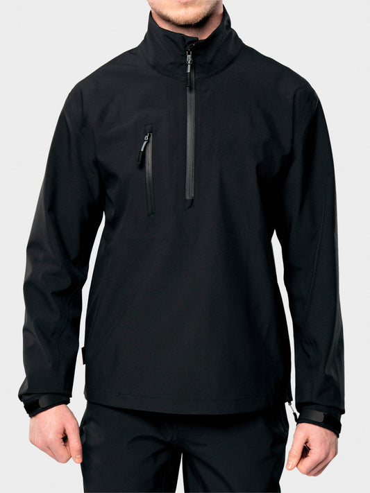 2026 Quarter Zip Waterproof Links Golf Jacket Black