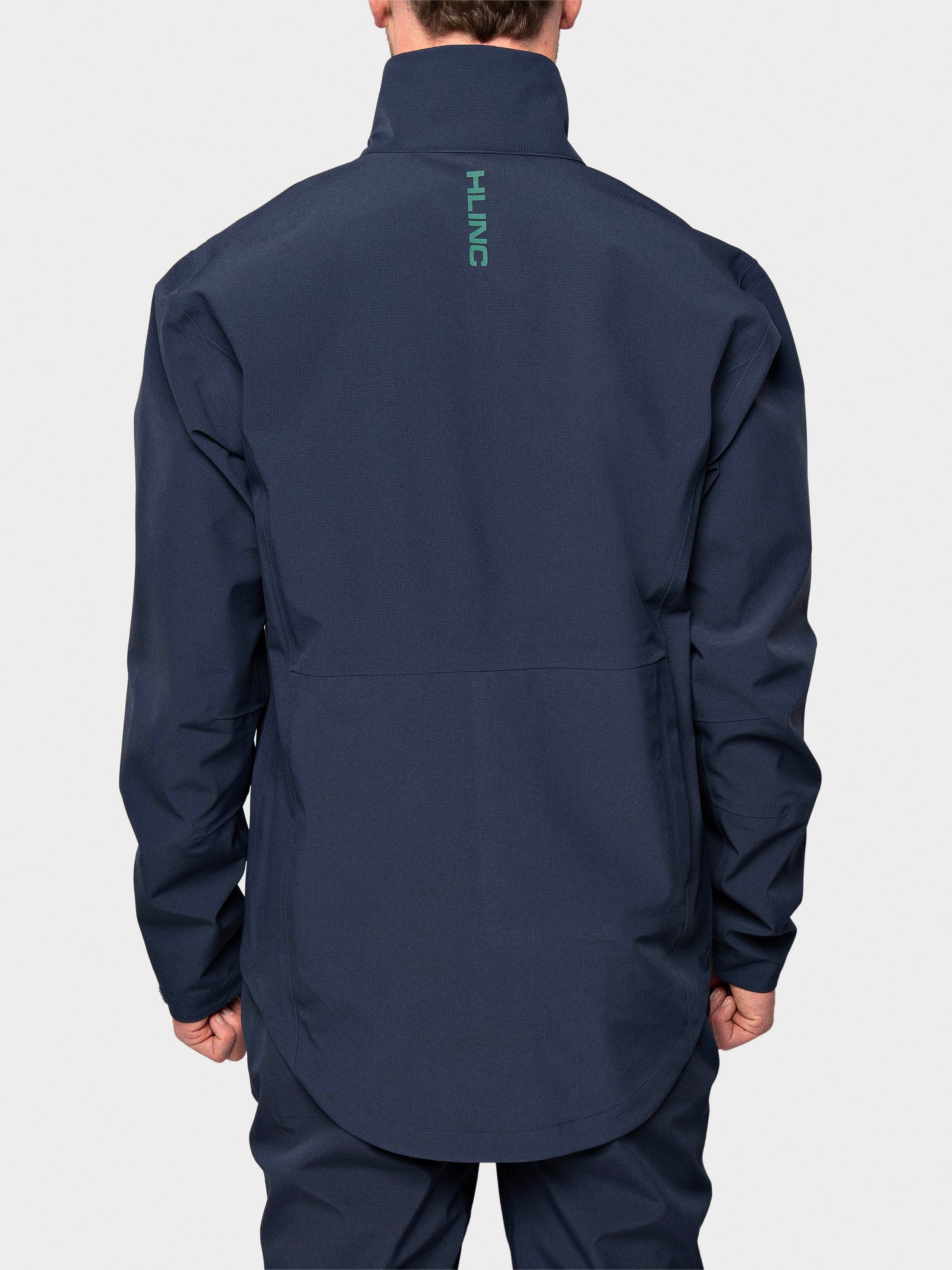 2026 Full Zip Waterproof Links Golf Jacket Navy Blue
