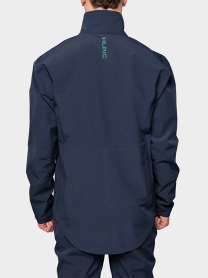 2026 Full Zip Waterproof Links Golf Jacket Navy Blue