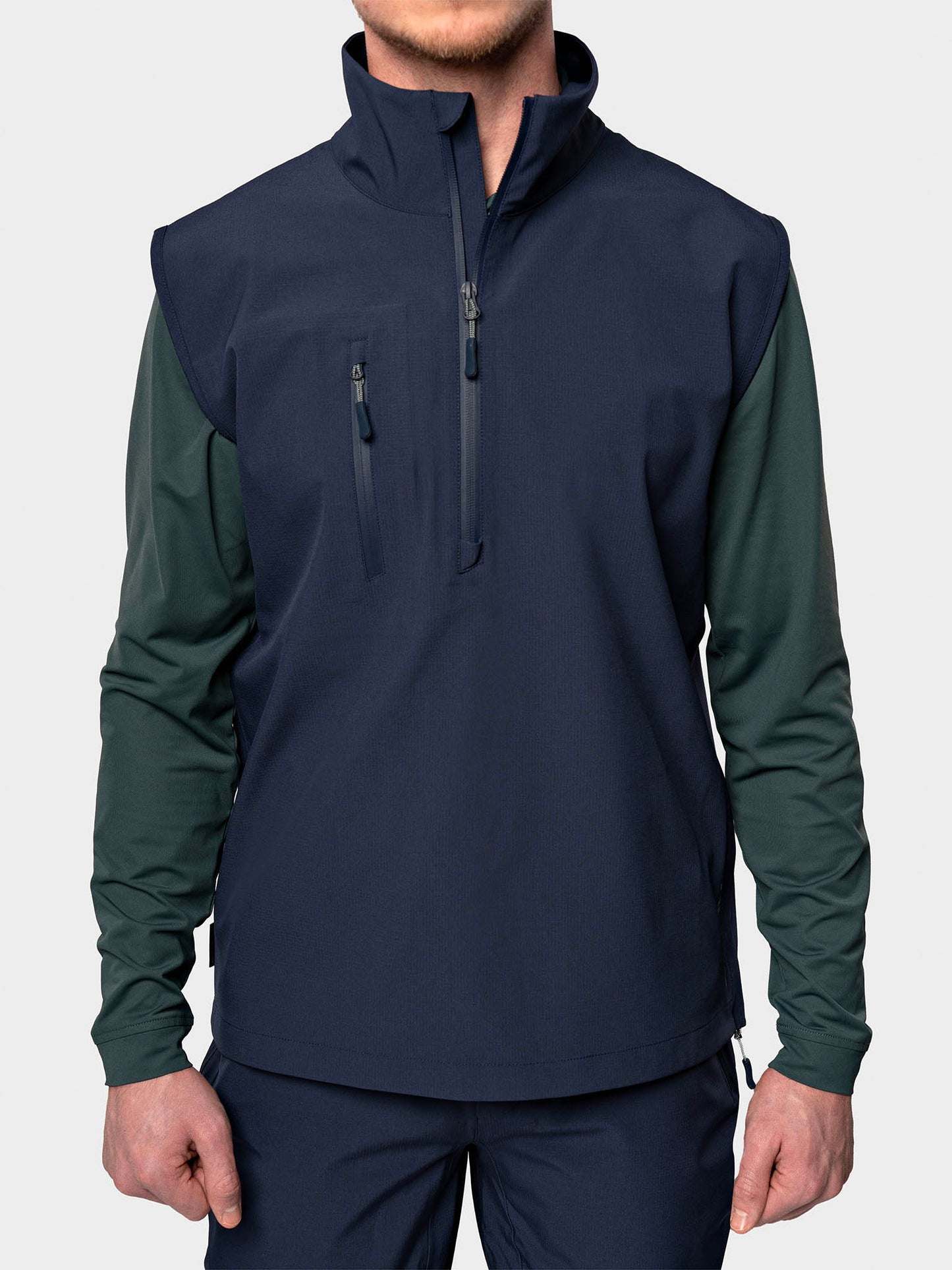 2026 Waterproof Golf Gilet Navy Blue
