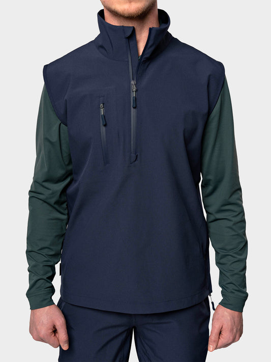 2026 Waterproof Golf Gilet Navy Blue