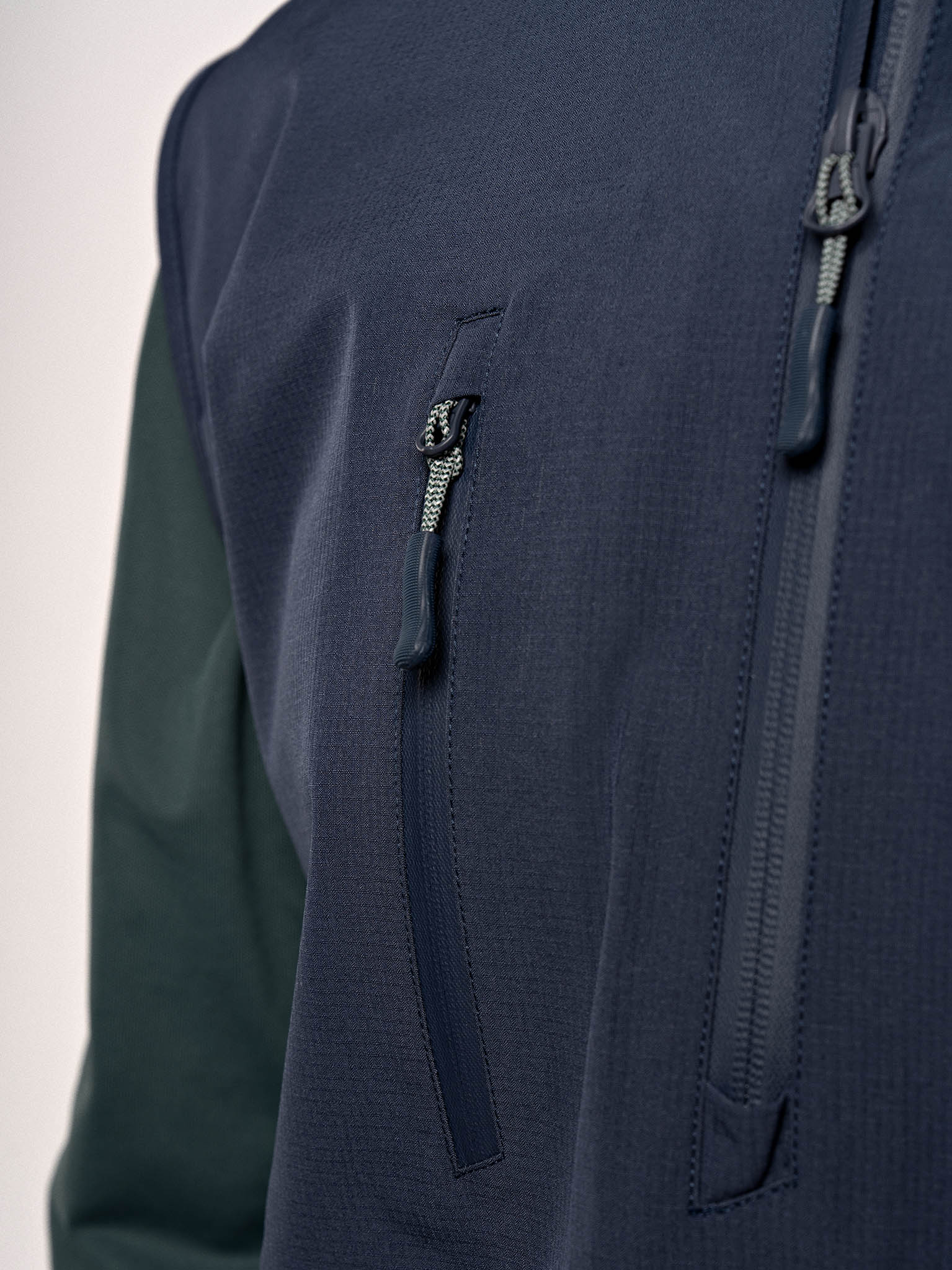 2026 Full Zip Waterproof Links Golf Jacket Navy Blue – HLINC Golf