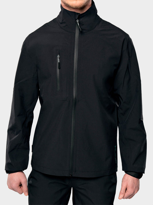 2026 Full Zip Waterproof Links Golf Jacket Black