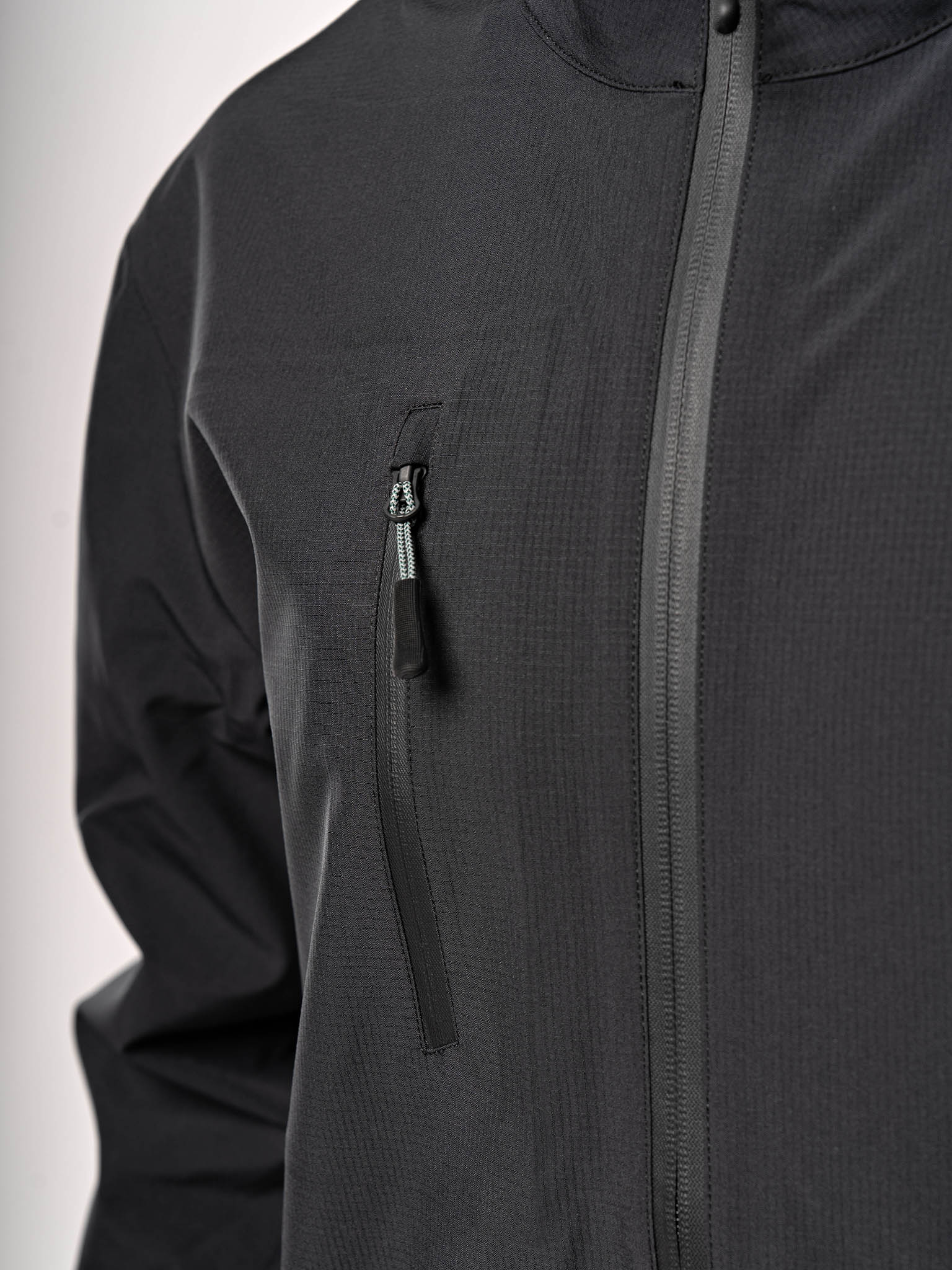2026 Full Zip Waterproof Links Golf Jacket Black – HLINC Golf