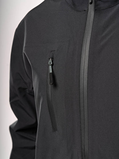 2026 Full Zip Waterproof Links Golf Jacket Black