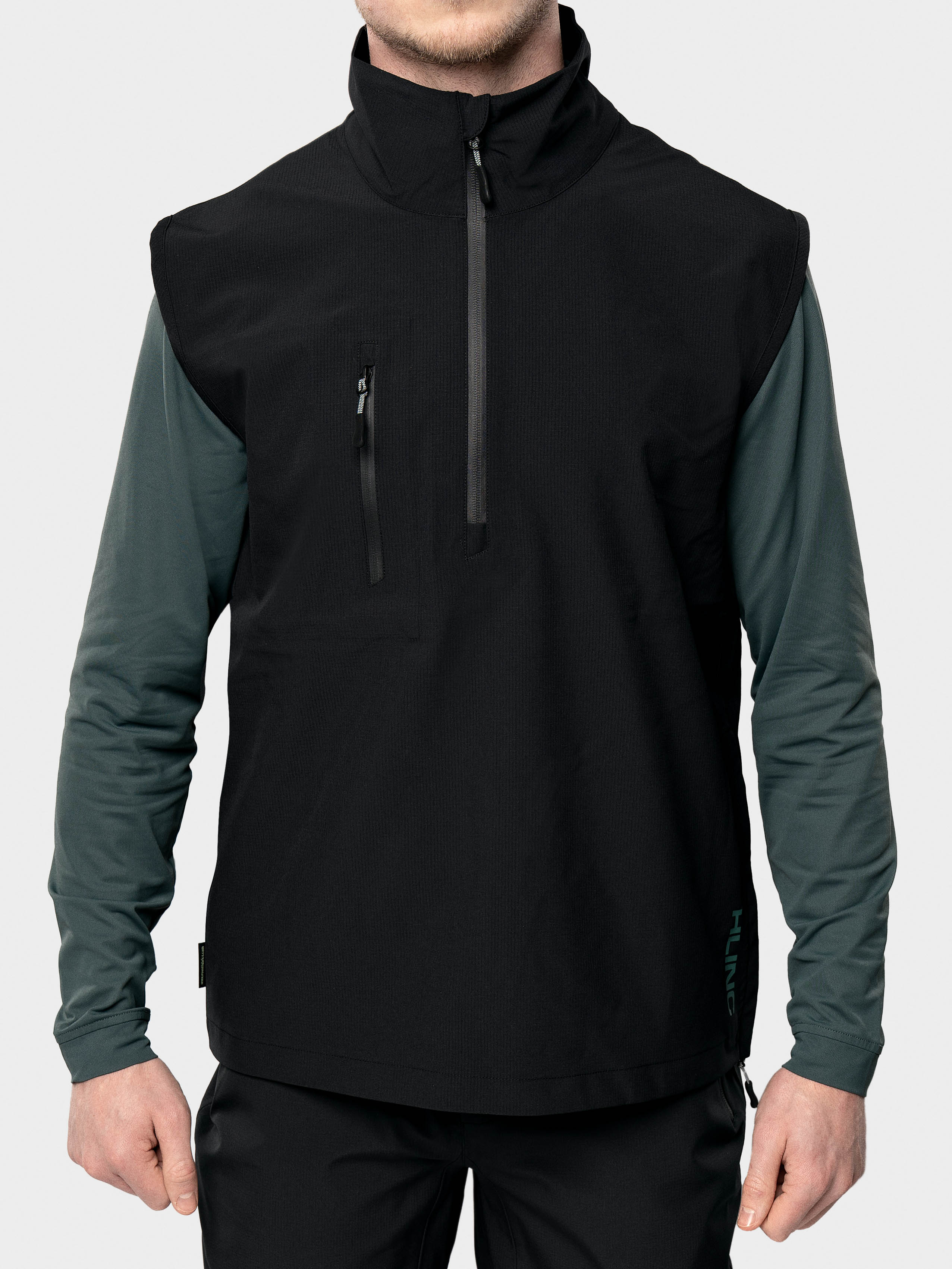 2026 Waterproof Golf Gilet Black – HLINC Golf