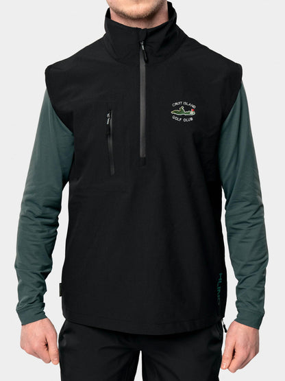 Cruit Island Waterproof Golf Gilet Black