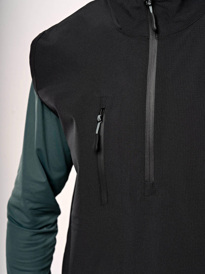 2026 Waterproof Golf Gilet Black