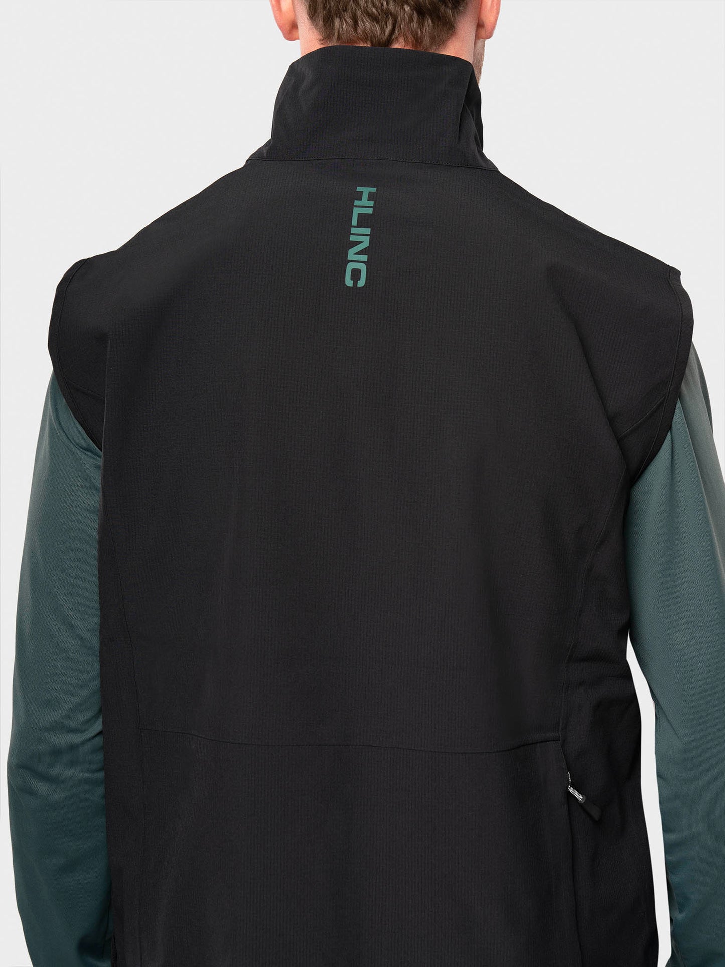 2026 Waterproof Golf Gilet Black