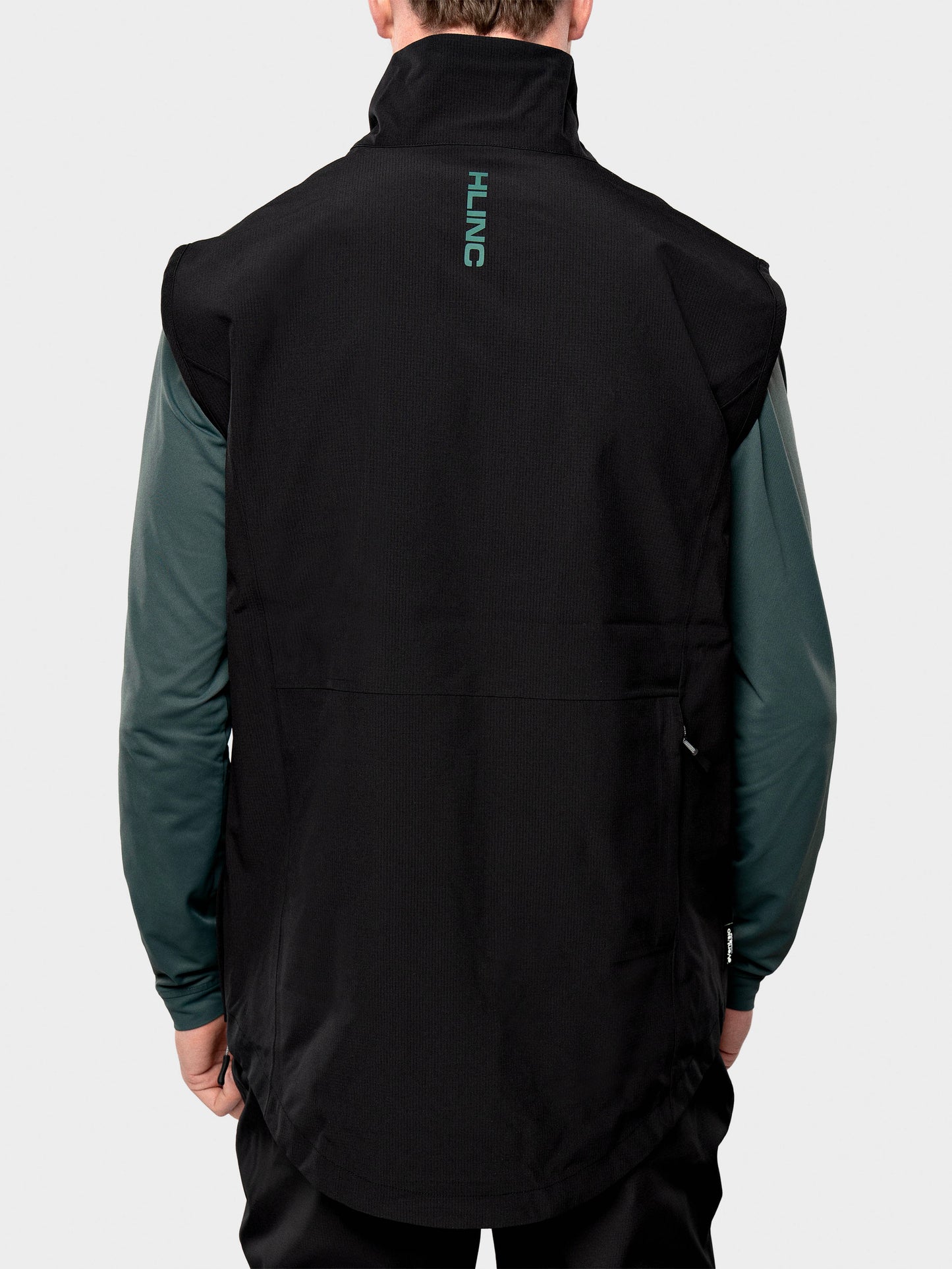 2026 Waterproof Golf Gilet Black