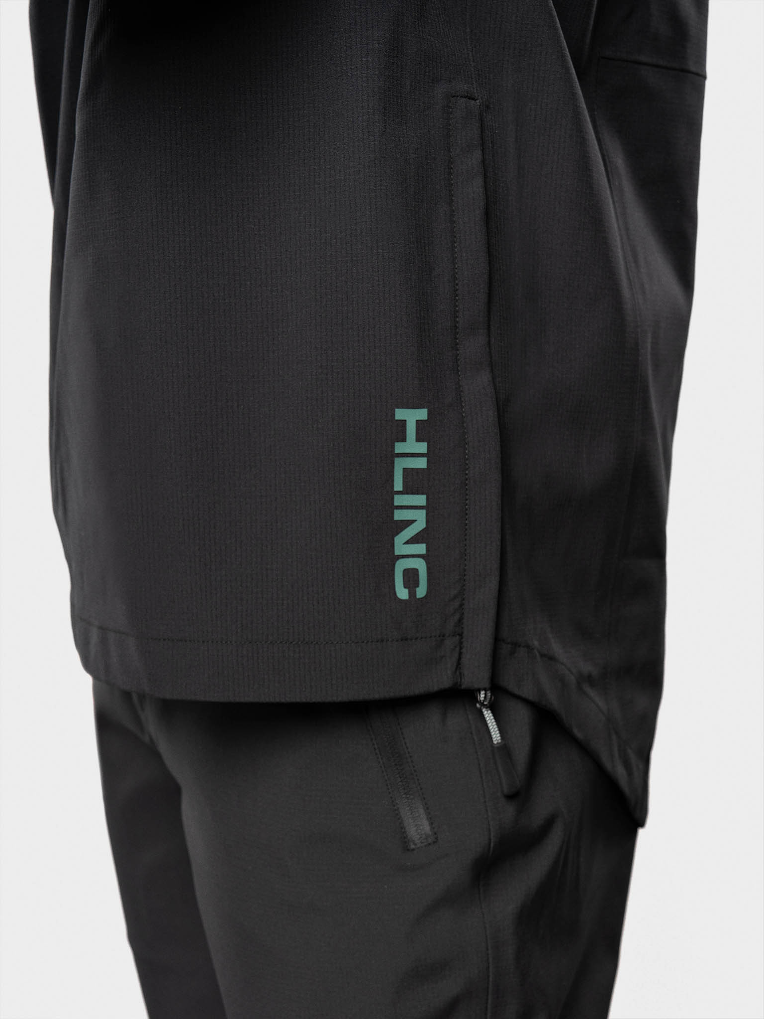 2026 Quarter Zip Waterproof Links Golf Jacket Black – HLINC Golf