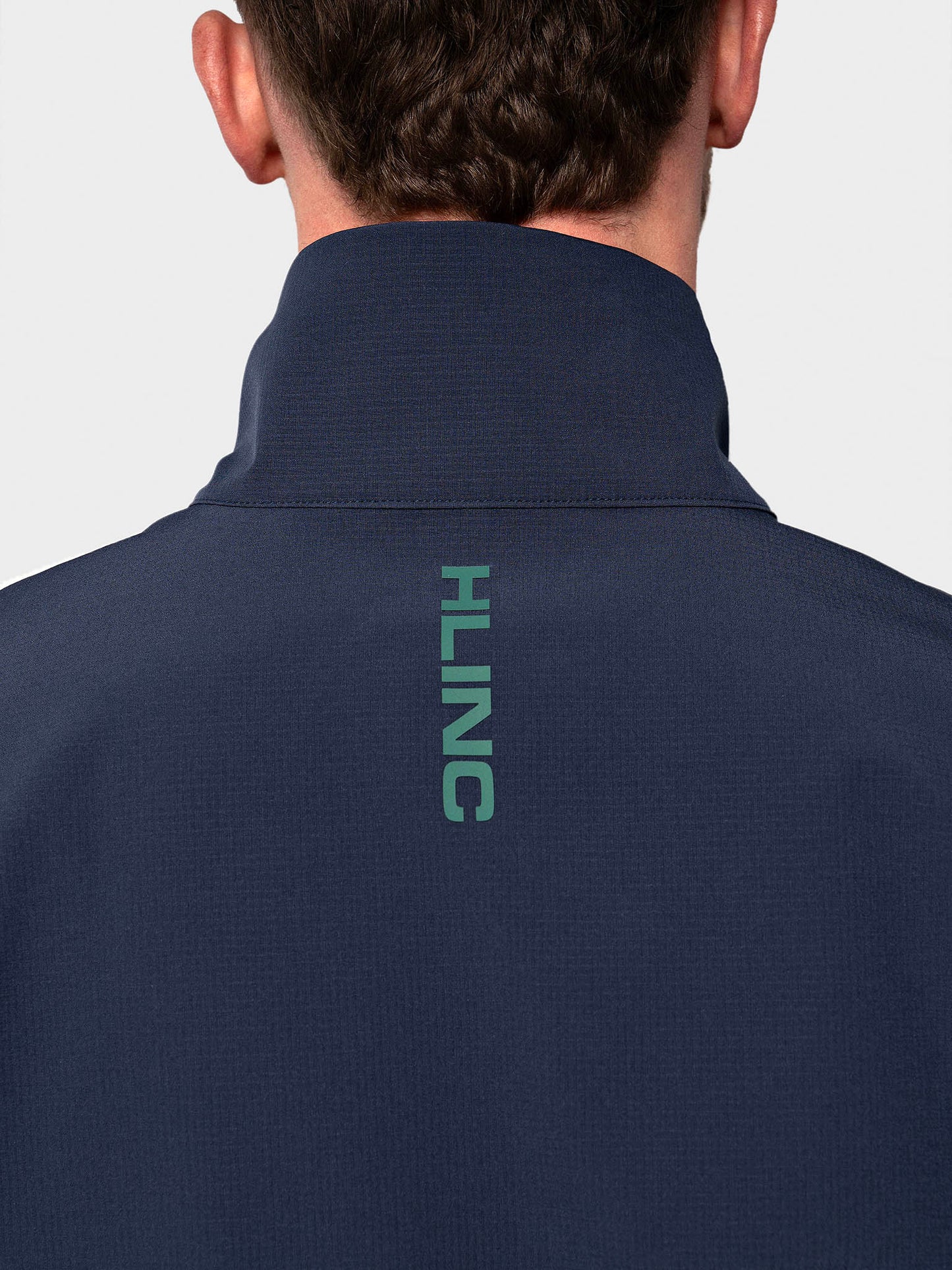 2026 Full Zip Waterproof Links Golf Jacket Navy Blue