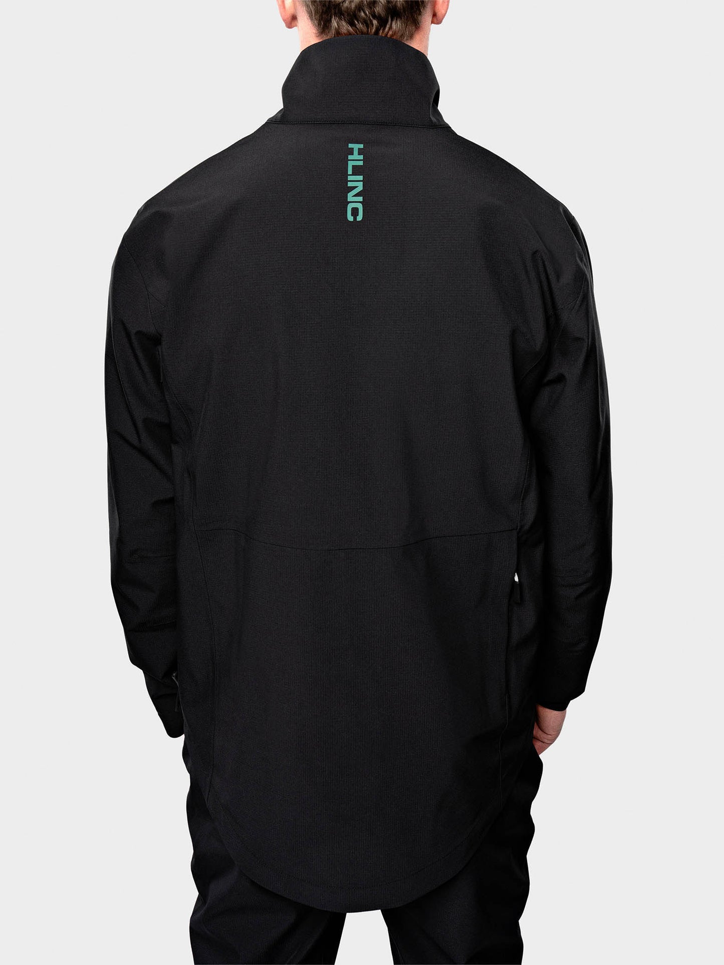 2026 Quarter Zip Waterproof Links Golf Jacket Black