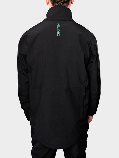 2026 Quarter Zip Waterproof Links Golf Jacket Black